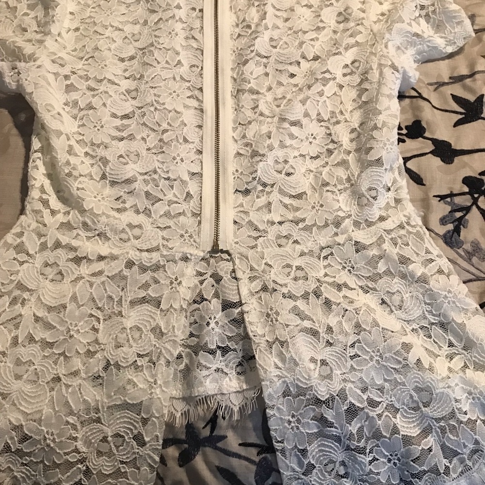 Off white lace blouse